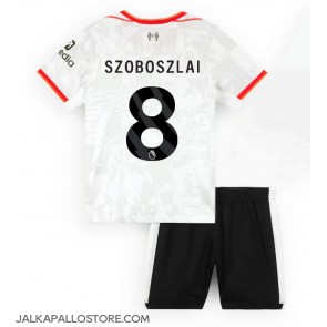 Liverpool Dominik Szoboszlai #8 Kolmaspaita Lapsille 2024-25 Lyhythihainen (+ shortsit)